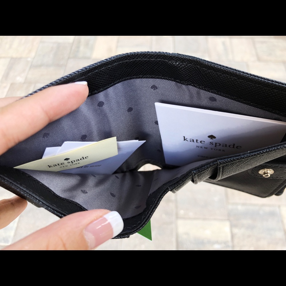 Kate Spade Adalyn Embellished Denim Wallet - Picture 7 of 7